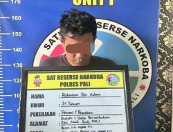 Jadi Pengedar, Pria Asal Prambatan di Ciduk Satres Narkoba Polres PALI