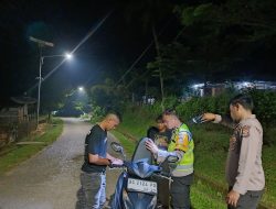 Bubarkan Balap Liar, Kapolres PALI : Apresiasi Respon Cepat Anggota Polsek Talang Ubi
