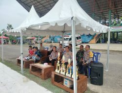 Sembilan Personel Polres PALI Amankan Turnamen Seleksi SSB U-15 Digelora 10 Nopember