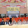 Polres PALI Gelar Konferensi Fers, Hasil Operasi Sikat Musi I 2025
