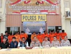 Polres PALI Gelar Konferensi Fers, Hasil Operasi Sikat Musi I 2025