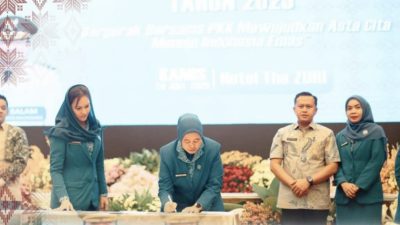 Hari Kesatuan Gerak PKK ke-53, Dewi Sastrani : Jadi Momentum Evaluasi, Refleksi Kinerja bersama Menuju Indonesia Emas