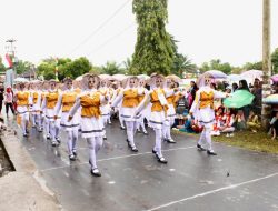 Sebanyak 34 Regu Gerak Jalan Semarakkan HUT RI Ke-80 Tahun 2025 Kecamatan Abab