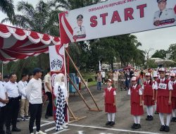 Pemkab PALI Gelar Gerak Jalan, Meriahkan HUT RI Ke-80 tahun 2025