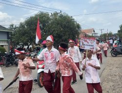 Meriahkan HUT RI Ke-80 Tahun, Pawai Karnaval Desa Pengabuan Diikuti Ribuan Masyarakat