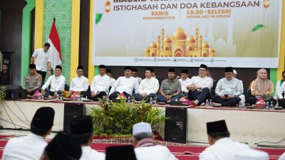 Doa Lintas Agama, Sumsel Perkokoh Komitmen Zero Konflik Demi Keselamatan Bangsa