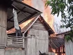 Sijago Merah kembali menghanguskan Sebuah Rumah di Betung Abab PALI, Camat Abab “Warga Harus Selalu Waspada”