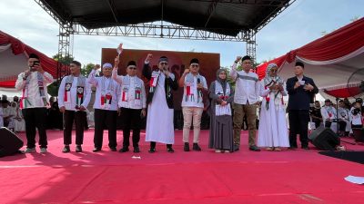 FH Ketua DPW PGK Sumsel Serukan Kemerdekaan Palestina di Monpera Palembang