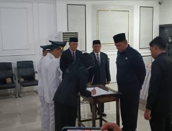 Pelantikan dan Pengambilan Sumpah 33 Pejabat di PALI, ini Pesan Wabup!!
