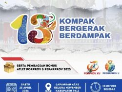 Malam Puncak Rangkaian HUT ke-13 PALI, Akan digelar Malam ini di Gelora November Pendopo