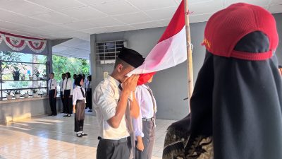 Semangat Merah Putih Membara di PALI: Camat Abab Resmi Kukuhkan Paskibraka Menuju HUT ke-81 RI