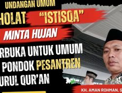 Pimpinan Ponpes Nurul Qur’an Ajak Warga Abab Laksanakan Sholat Istisqa dan Doa Bersama di Tengah Musim Kemarau