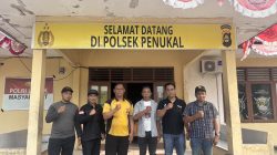Kopi Hangat, Sinergi Kuat: Kapolsek Penukal Abab Bersama Awak Media Ajak Warga Waspada Karhutla