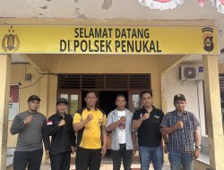 Kopi Hangat, Sinergi Kuat: Kapolsek Penukal Abab Bersama Awak Media Ajak Warga Waspada Karhutla