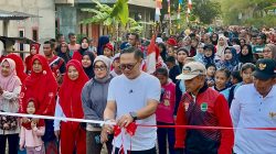 Semarak HUT ke-81 RI di PALI: Warga Sumberjo Kompak Ikuti Jalan Santai Bersama Firdaus Hasbullah