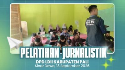 DPD LDII PALI Gelar Pelatihan Jurnalistik Mahir Tingkat Dasar