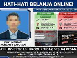 Konsumen di PALI Keluhkan Produk yang Diterima dari Belanja Online